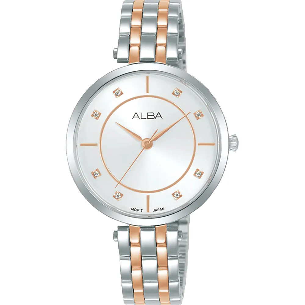 雅伯 ALBA 32MM_石英指針女表_水晶刻度_ARX087X1☆_實體店面◎富興鐘錶 歷史價格詳細信息