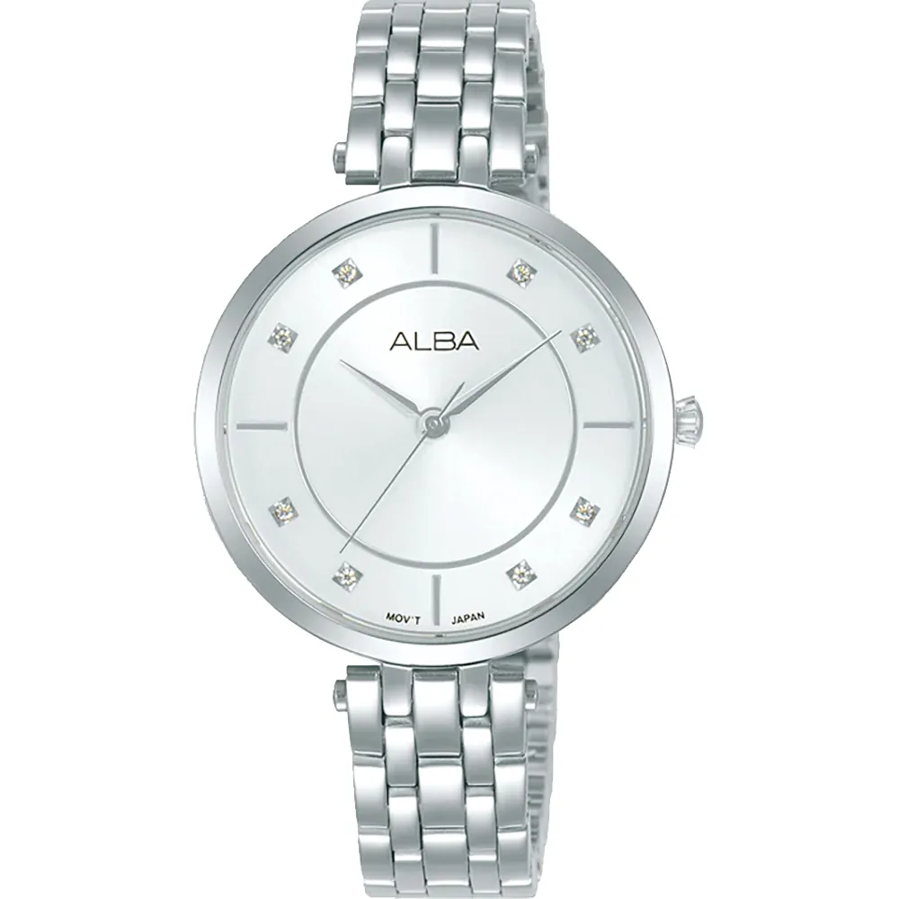 雅伯 ALBA 32MM_石英指針女表_水晶刻度_ARX087X1☆_實體店面◎富興鐘錶 歷史價格詳細信息