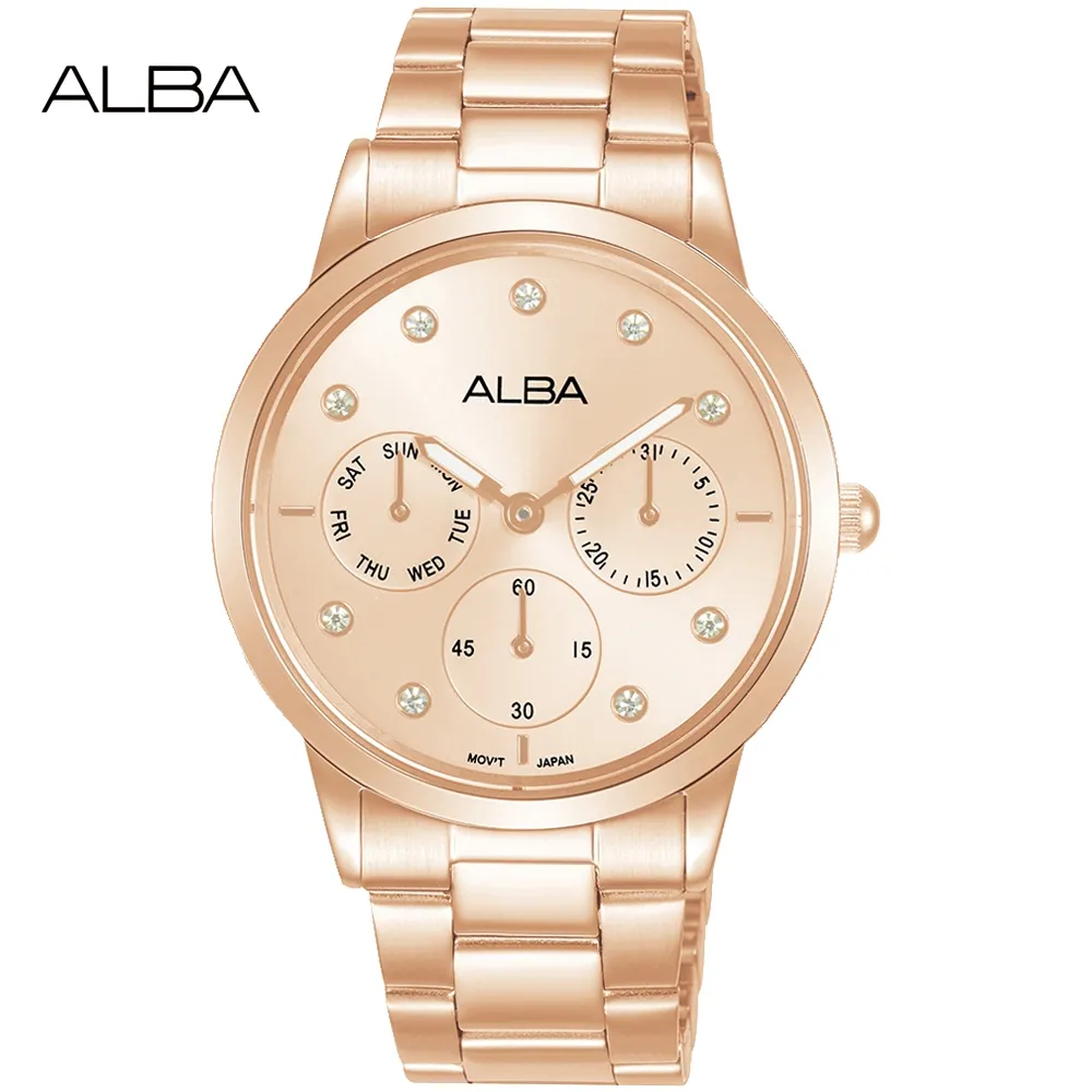 ALBA 雅柏 氣質簡約女錶-28mm玫瑰金(AH7R22X1/VJ22-X281K) 歷史價格詳細信息