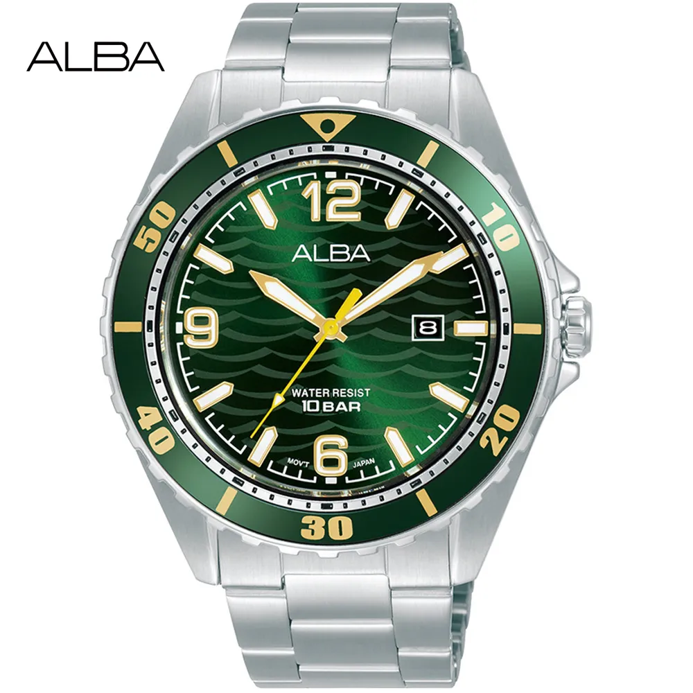ALBA 雅柏 綠魟魚錶盤 200米機械錶 43mm ( AL4437X1／Y676-X047G) 歷史價格詳細信息