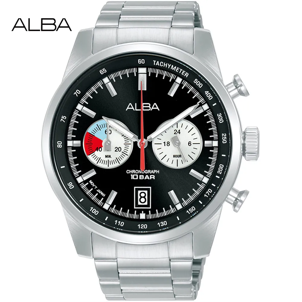 ALBA 雅柏 日系時尚計時錶/白/44mm (VK64-X001S/A4B009X1) 歷史價格詳細信息