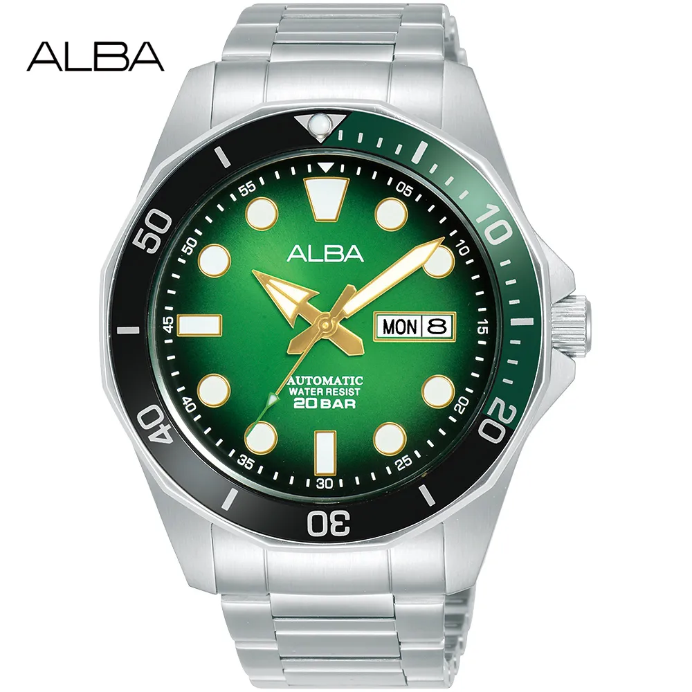 ALBA 雅柏 綠魟魚錶盤 200米機械錶 43mm ( AL4437X1／Y676-X047G) 歷史價格詳細信息