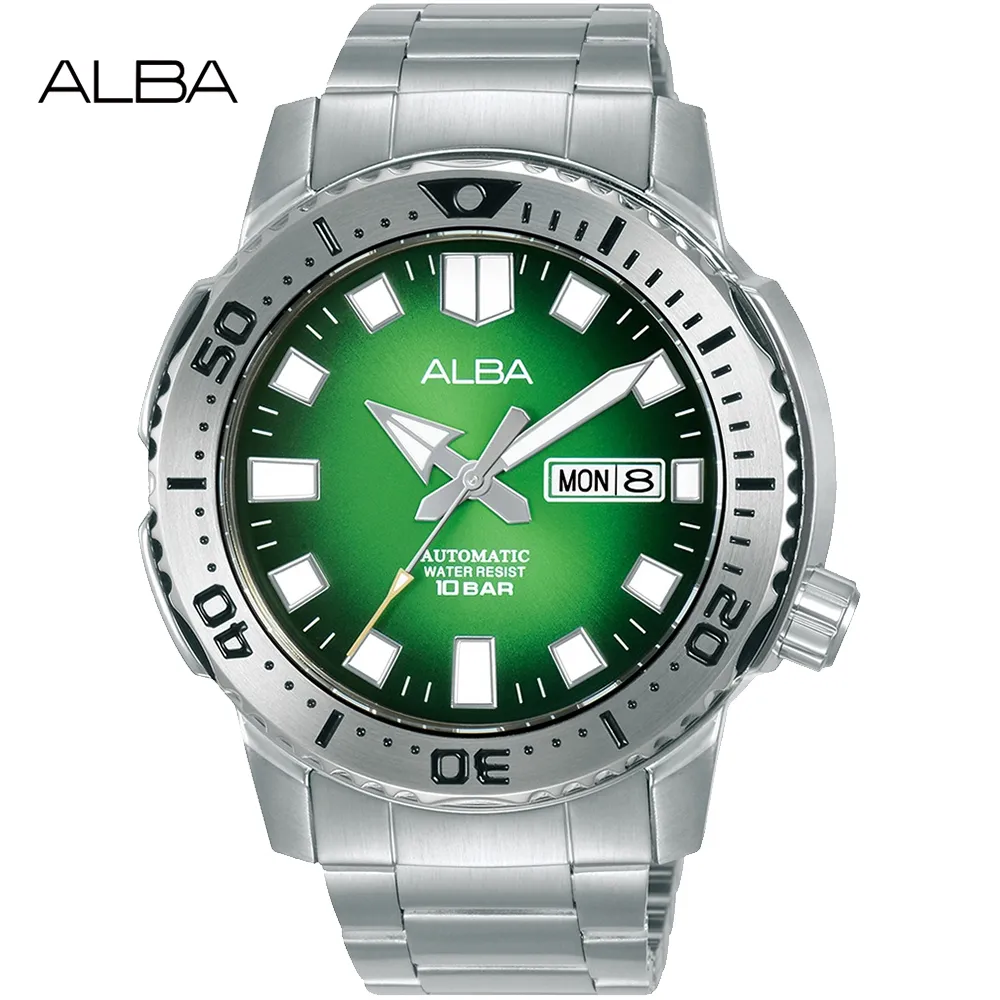 ALBA 雅柏 綠魟魚錶盤 200米機械錶 43mm ( AL4437X1／Y676-X047G) 歷史價格詳細信息