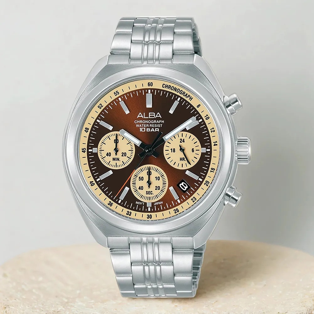 ALBA 雅柏 ACTIVE 三眼計時手錶(VD57-X218SD/AM3979X1) 歷史價格詳細信息