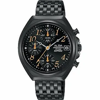 ALBA雅柏 東京情人計時男錶-黑/42mm VD57-X118SD(AM3525X1) 歷史價格詳細信息