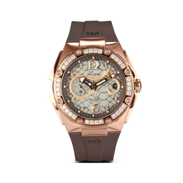 【NSQUARE】【愛時】五行系列木屬性時尚剛毅高貴神秘太極八卦地支 星辰機芯機械錶N59.2 玫瑰金+綠 歷史價格詳細信息