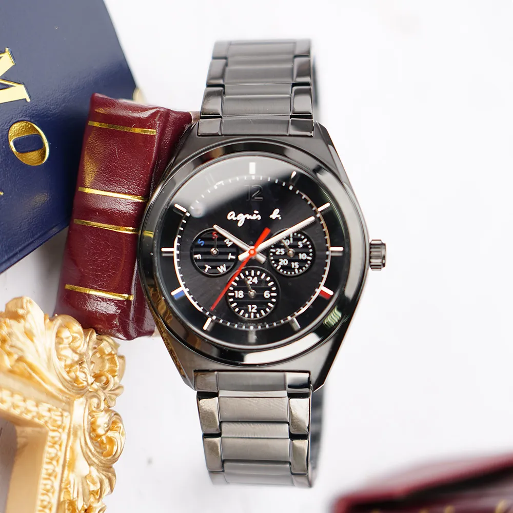 agnes b. Solar 驚豔巴黎太陽能日曆腕錶-黑/40mm V14J-0CG0D(BT5009P1) 歷史價格詳細信息