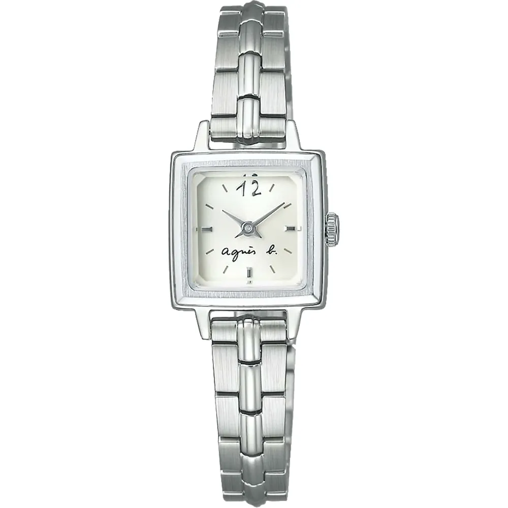 【agnes b.】法國國旗配色低調質感三眼計時腕錶-銀/42mm(VD53-K280S) 歷史價格詳細信息