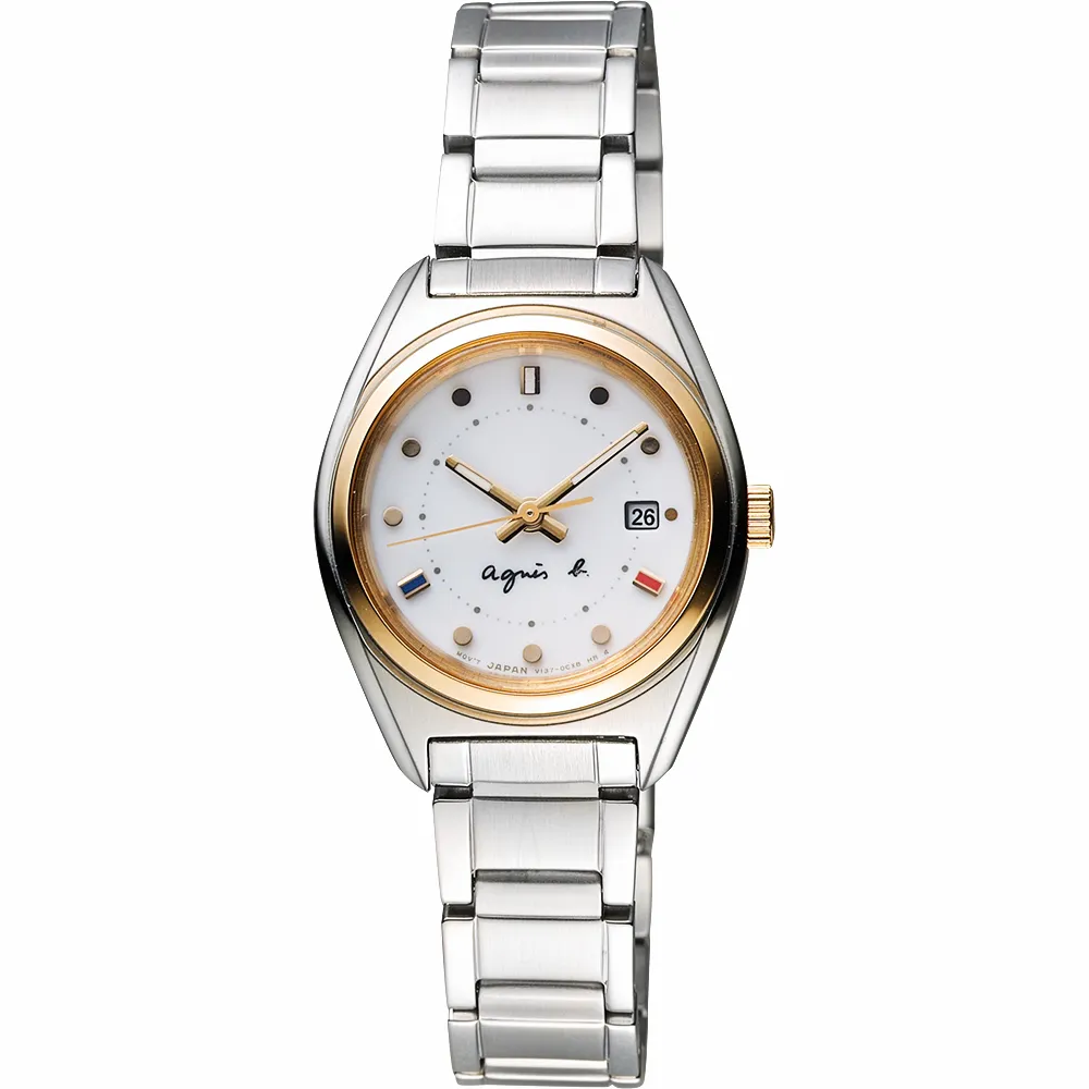 agnes b. 巴黎限定手繪時標計時腕錶 VK67-KXB0G(B7A005X1) 歷史價格詳細信息