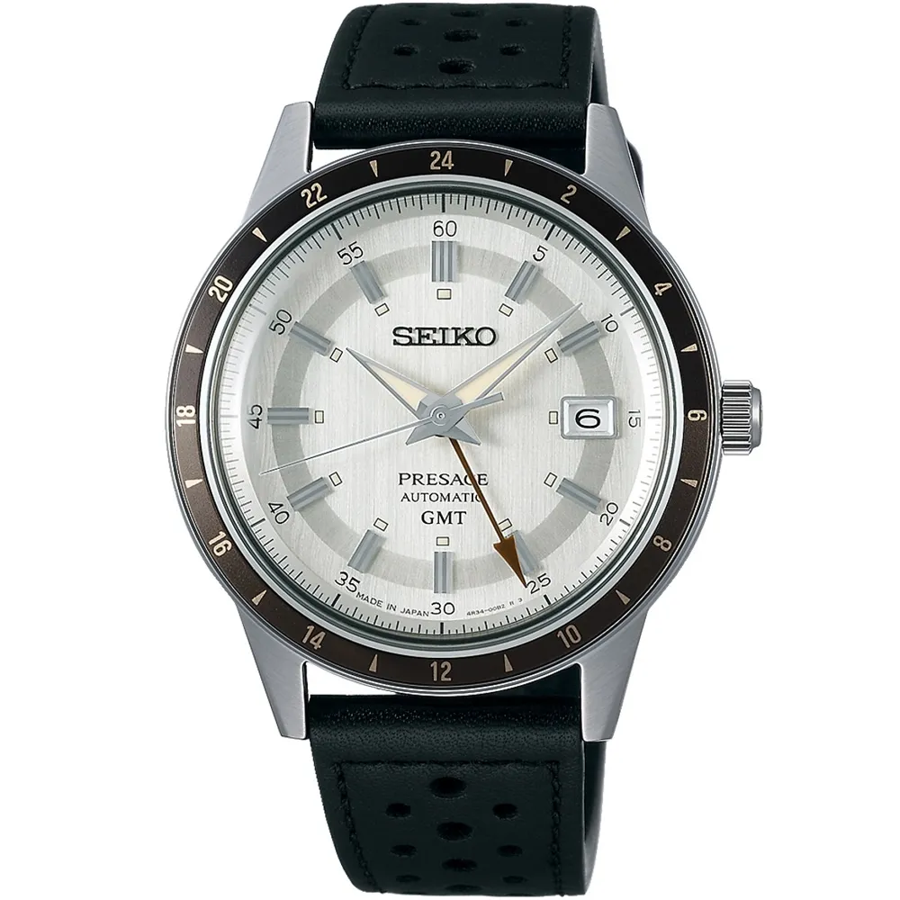 SEIKO 精工 Presage 時尚紳士開芯機械男錶-白x銀/41.8mm 4R39-00W0S(SSA443J1) 歷史價格詳細信息