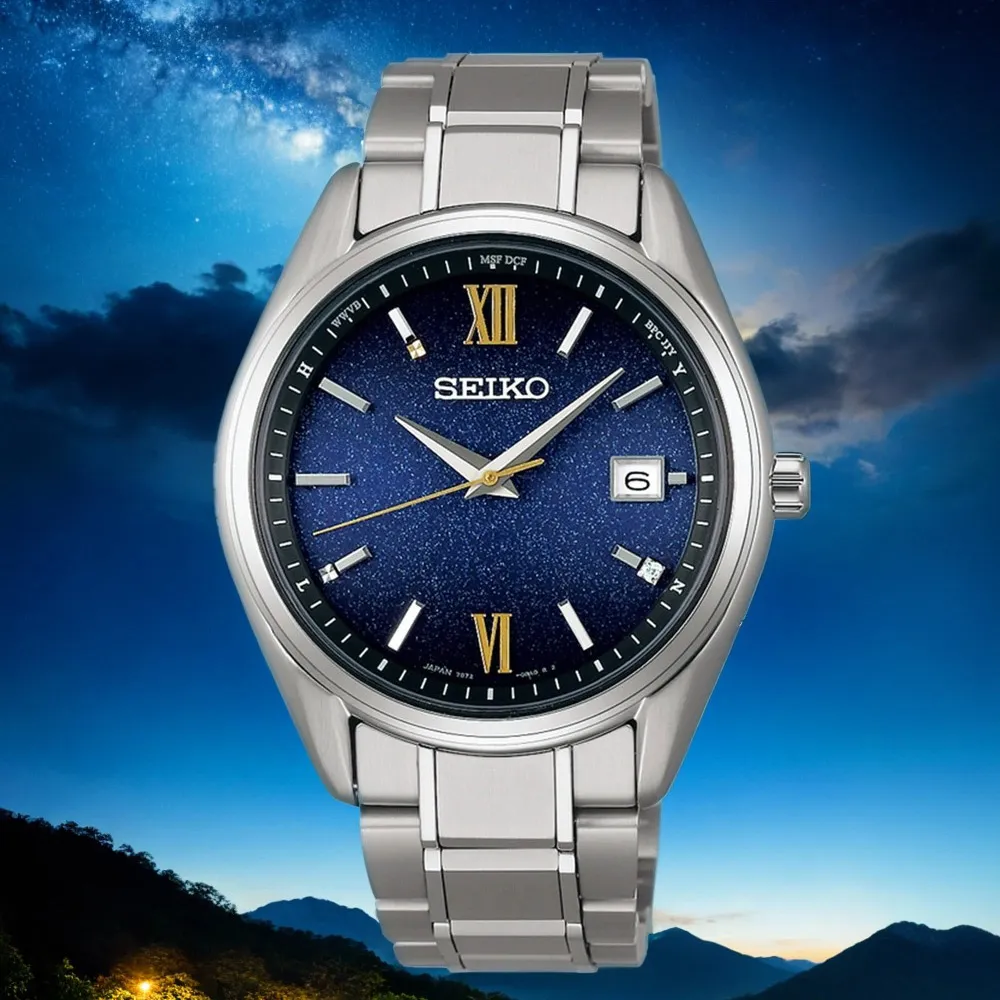 【SEIKO 精工】永恆之藍 限量 太陽能鈦金屬電波鑽石藍色女錶 指針錶 手錶(SSQW075J/1B32-0BF0B) 歷史價格詳細信息