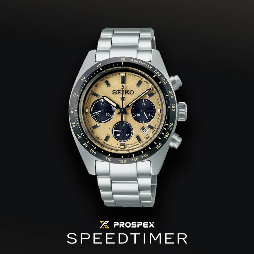 SEIKO 精工 PROSPEX Speed Timer太陽能計時錶/綠/39mm (V192-0AF0G/SSC933P1) 歷史價格詳細信息