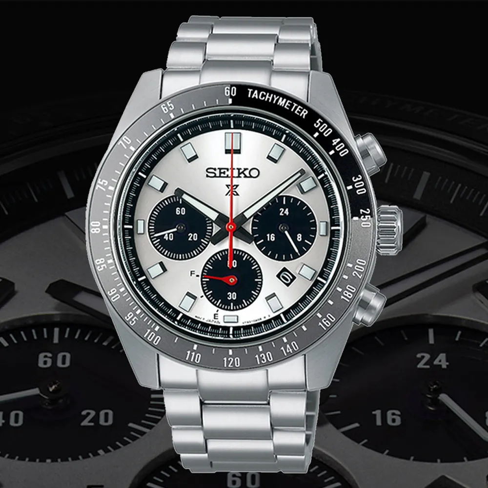 SEIKO 精工 Prospex  SPEEDTIMER 熊貓太陽能計時手錶(V192-0AF0Y/SSC817P1)棕 歷史價格詳細信息