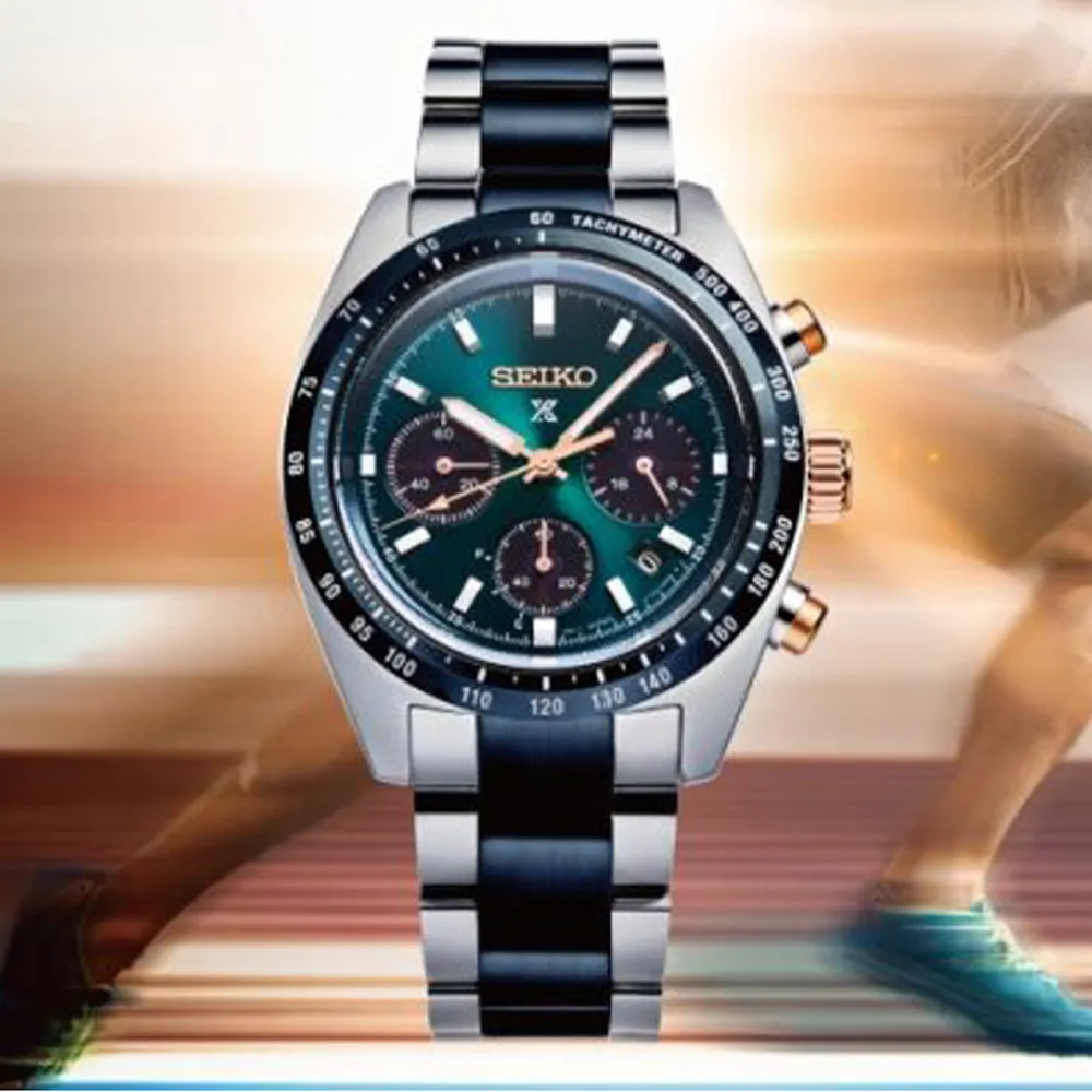 【SEIKO 精工】限量 太陽能 三眼計時腕錶(8A50-00C0N/SFJ005P1) 歷史價格詳細信息