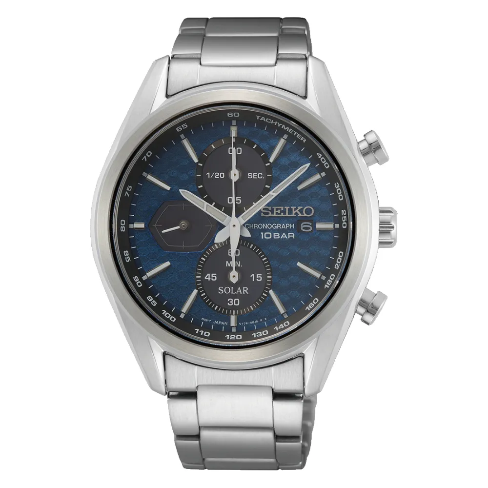 SEIKO 藍面大三針星期日期腕錶6N53-00A0B(SUR341P1)40mm 歷史價格詳細信息