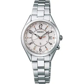 SEIKO 精工 LUKIA 鈦金屬太陽能電波女錶-24.6mm SSQW054J 1B32-0AJ0KS 歷史價格詳細信息
