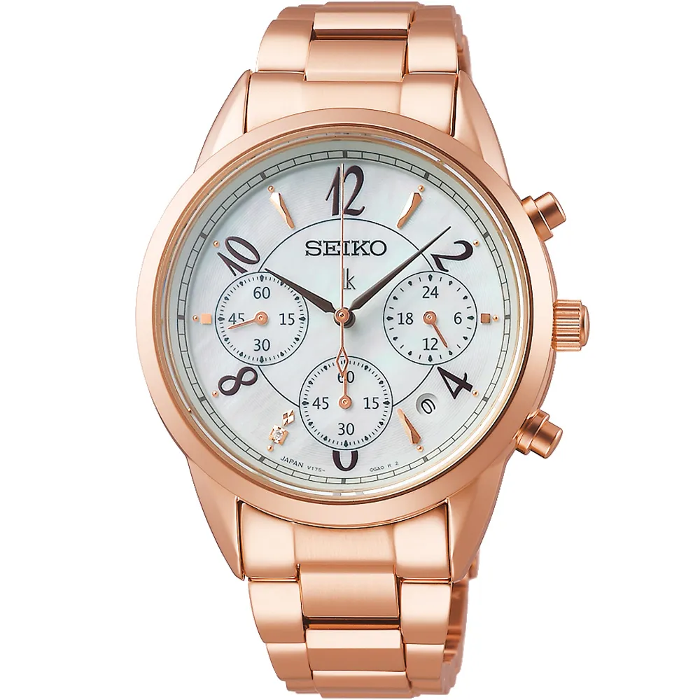 SEIKO 精工 LUKIA 時尚精準 太陽能電波腕錶(1B32-0AF0P/SSVW126J)24.2mm 歷史價格詳細信息