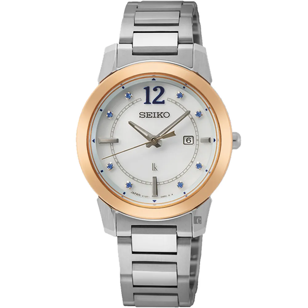 SEIKO 精工 LUKIA 動人時刻太陽能女錶-粉x銀/33.9mm V147-0CL0P SUT389J1 歷史價格詳細信息