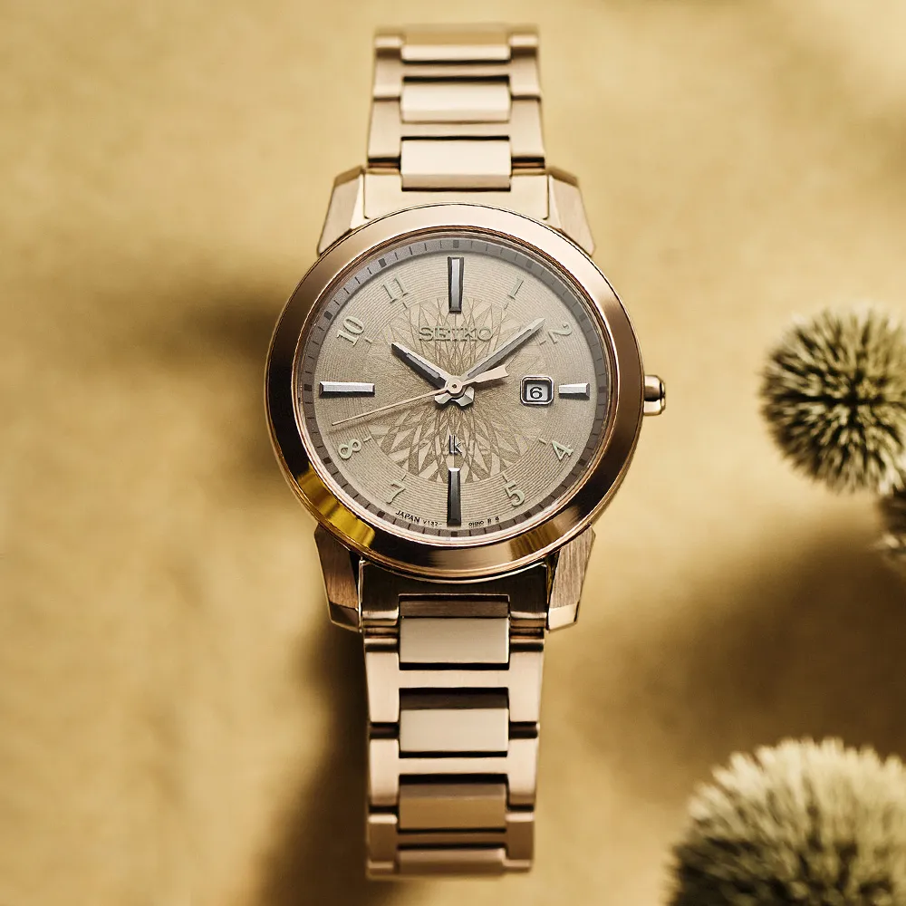 SEIKO 精工 LUKIA 動人時刻太陽能女錶-粉x銀/33.9mm V147-0CL0P SUT389J1 歷史價格詳細信息