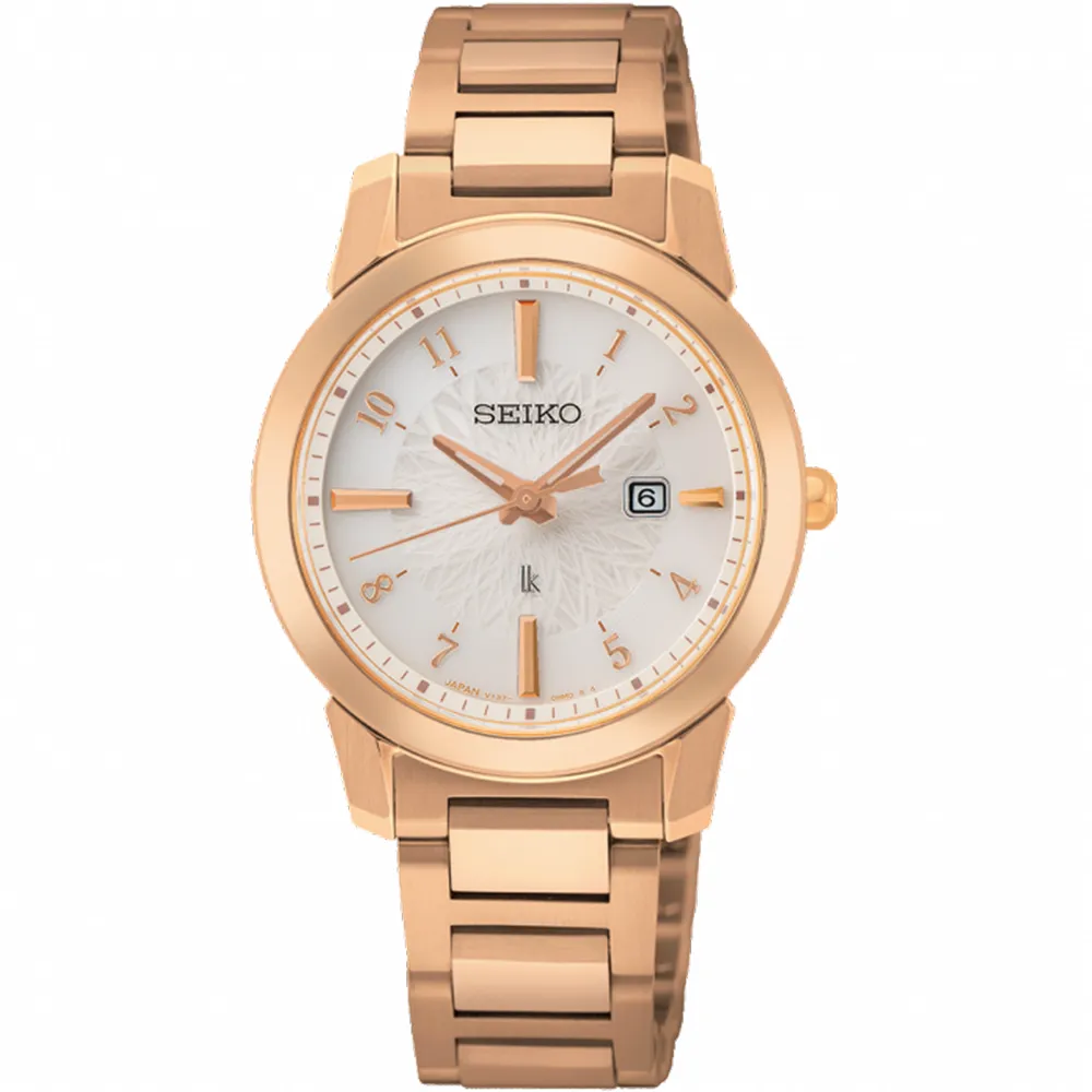 SEIKO SUT418J1《LUKIA系列 廣告款》31mm/太陽能款/楊丞琳配戴款/玫瑰金【第一鐘錶】 歷史價格詳細信息