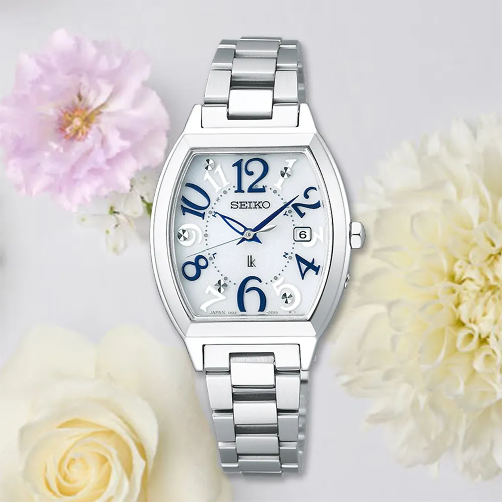 SEIKO 精工 LUKIA 酒桶型太陽能電波女錶-1B32-0BD0S/SSVW213J 歷史價格詳細信息