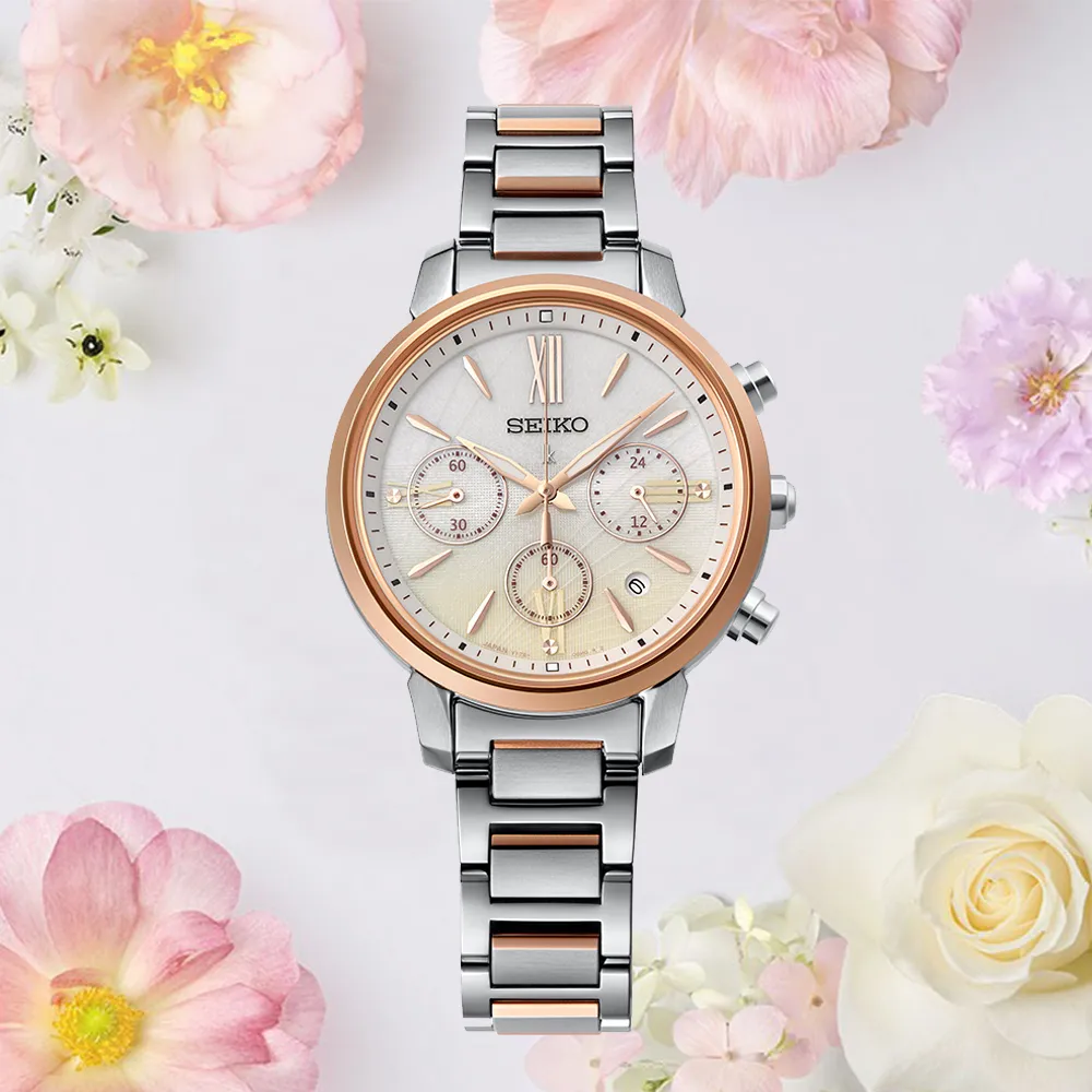 SEIKO精工LUKIA廣告款夏戀時光鏤空機械腕錶 4R38-01L0C SSA806J1 歷史價格詳細信息