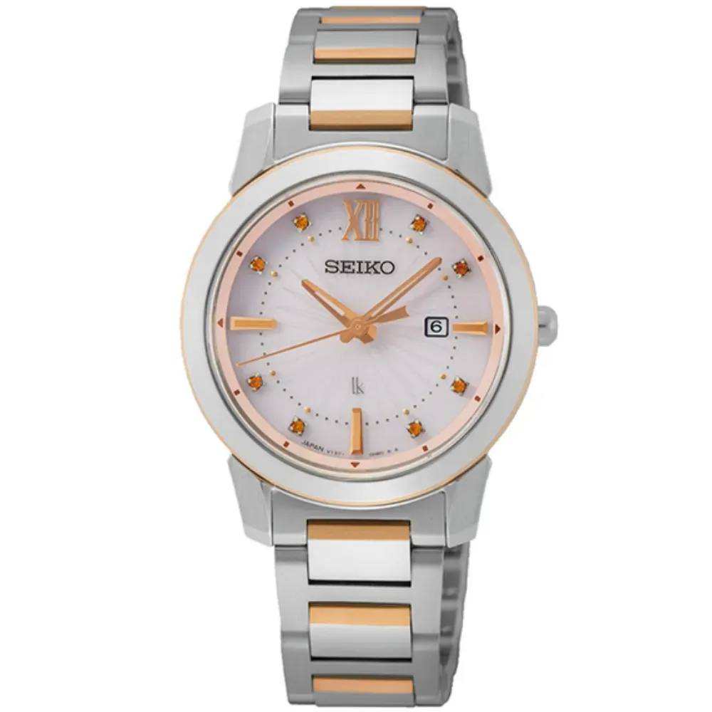 SEIKO 精工 Lukia系列 太陽能 時尚腕錶 33.9mm (V147-0CR0R/SUT393J1) 歷史價格詳細信息