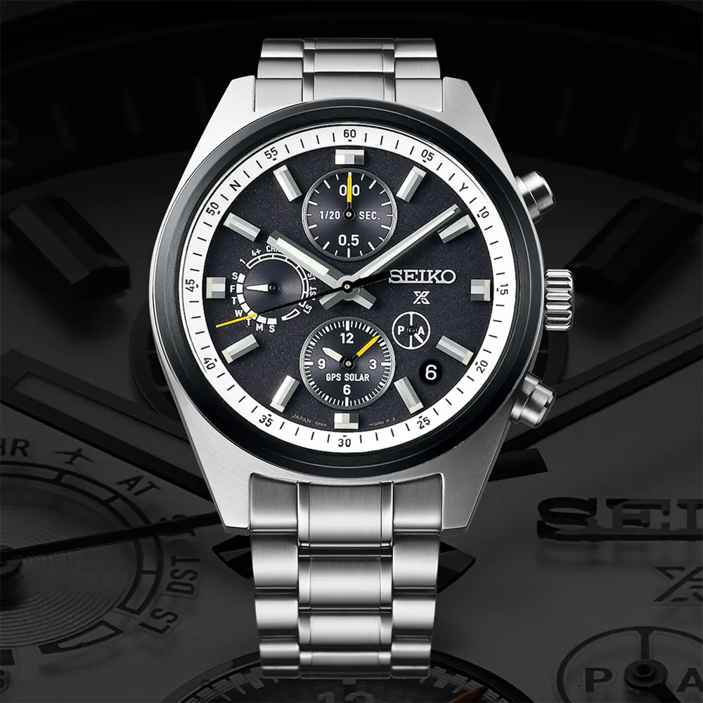 【SEIKO 精工】Prospex GPS 品牌100週年限量 太陽能計時腕錶-全黑_SK028(SSH169J1/5X83-0AJ0SD) 歷史價格詳細信息