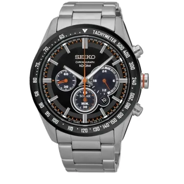 SEIKO criteria 日系魅力時尚腕錶-黑/銀(V14J-0BS0D ) 歷史價格詳細信息