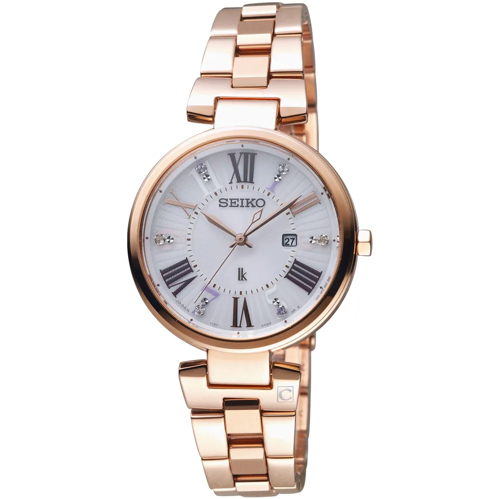 SEIKO精工LUKIA繽紛耶誕限量太陽能電波腕錶 1B22-0BC0B SSVW111J 歷史價格詳細信息