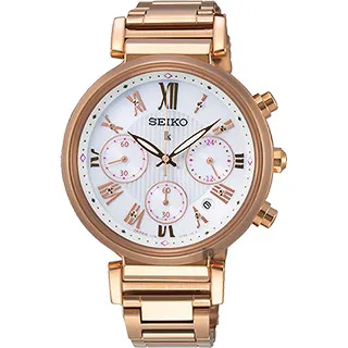 SEIKO LUKIA精工錶太陽能甜蜜璀璨 女神錶款V175-0FC0K(SSC908J1)36.2mm 歷史價格詳細信息