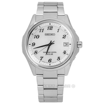 SEIKO 精工 / 7B24-0BN0S.SBTM237J / SPIRIT 品味美學太陽能電波不鏽鋼手錶 銀白色 38mm 歷史價格詳細信息