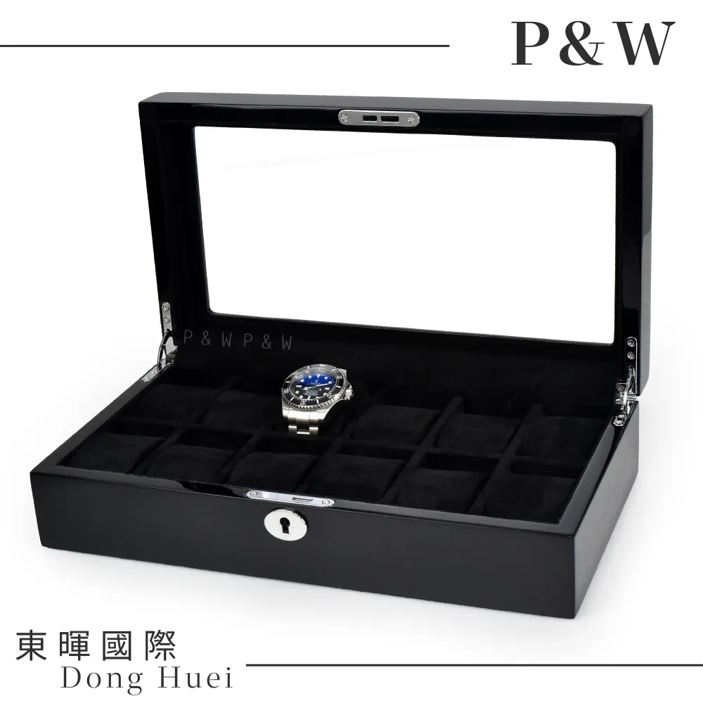 【P&W名錶收藏盒】【玻璃鏡面】 鋼琴烤漆 手工精品木盒 8只裝錶盒 歷史價格詳細信息