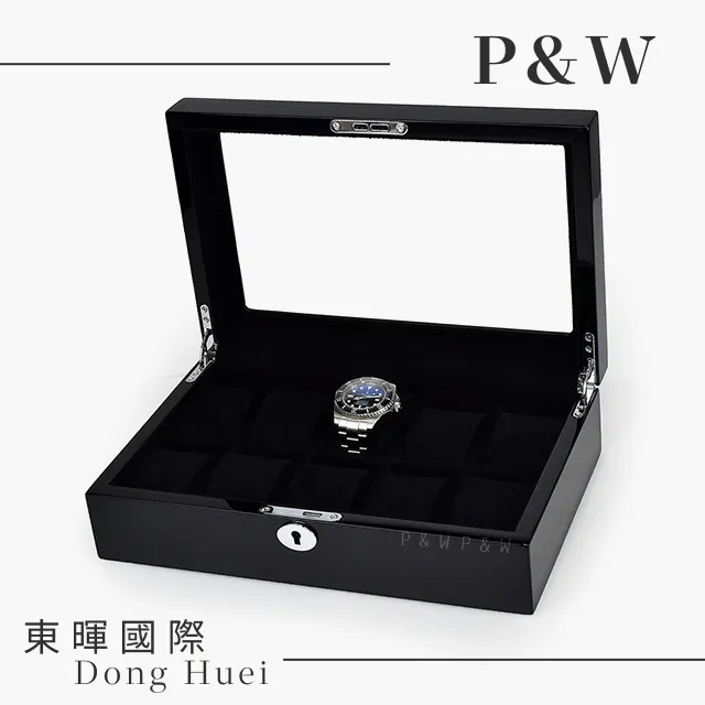 【P&W名錶收藏盒】【玻璃鏡面】 鋼琴烤漆 手工精品木盒 8只裝錶盒 歷史價格詳細信息