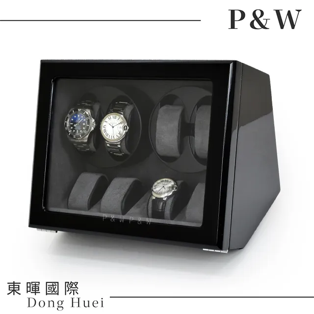 【P&W手錶上鍊盒】【玻璃鏡面】2+2支裝 5種轉速設定 矽膠錶枕【鋼琴烤漆】 機械錶專用 旋轉盒 錶盒 歷史價格詳細信息