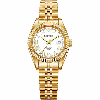 RHYTHM日本麗聲 羅馬陶瓷女錶-珍珠貝x金/38mm F1203T04 歷史價格詳細信息