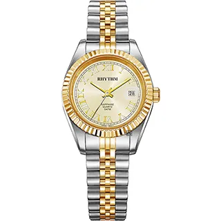 RHYTHM日本麗聲 羅馬陶瓷女錶-珍珠貝x金/38mm F1203T04 歷史價格詳細信息