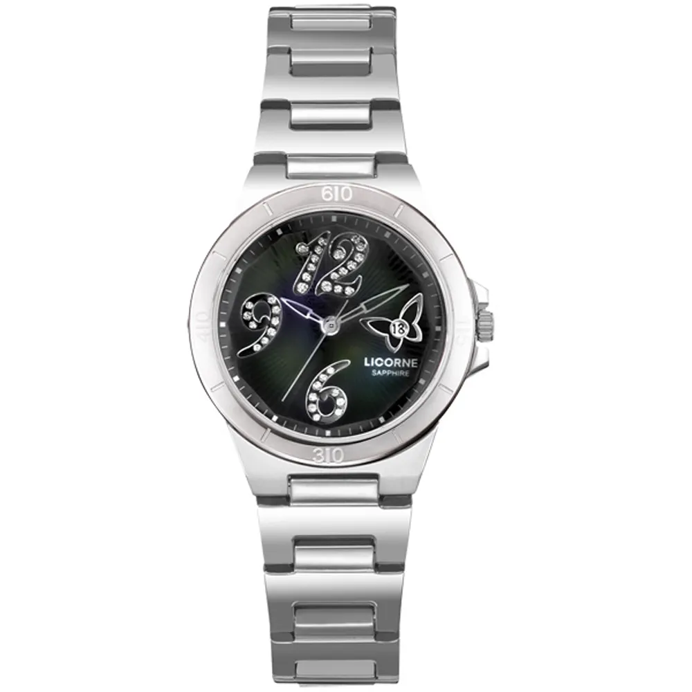 LICORNE 夢幻蝶舞腕錶(黑) 歷史價格詳細信息