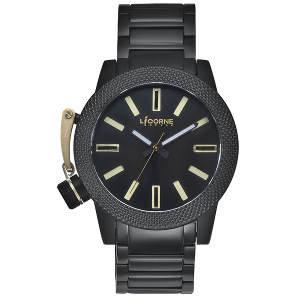 LICORNE MK-2危險特工時尚設計錶款(黑藍-大) 歷史價格詳細信息