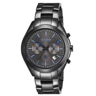 【LICORNE力抗錶】撼動系列 經典工藝三眼手錶 (黑/白 LT138MBBI-W) 歷史價格詳細信息