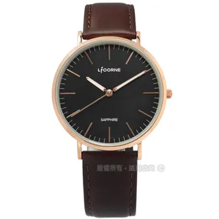 【LICORNE力抗錶】極簡主義清新風格紳士手錶 (白/黑LT146MWWB) 歷史價格詳細信息
