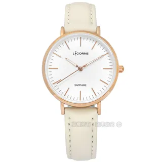 LICORNE 力抗 / LT146LRBI / 知性典雅 藍寶石水晶玻璃 夜光指針 米蘭編織不鏽鋼手錶 黑x鍍玫瑰金 32mm 歷史價格詳細信息