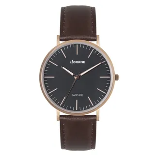 【LICORNE力抗錶】極簡主義清新風格紳士手錶 (白/黑LT146MWWB) 歷史價格詳細信息