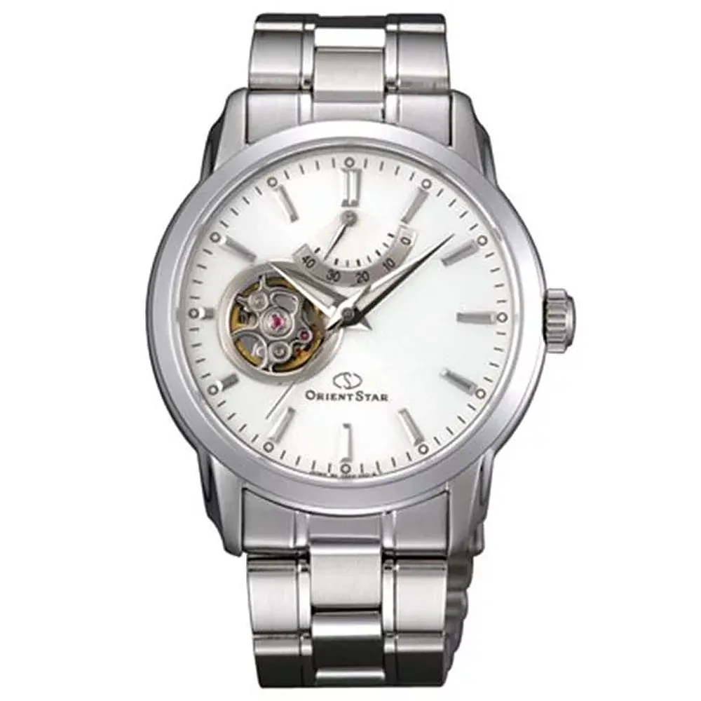 ORIENT STAR 東方之星 OPEN HEART系列 鏤空機械錶 皮帶款 RE-AV0006Y 咖啡色 - 41.0mm 歷史價格詳細信息