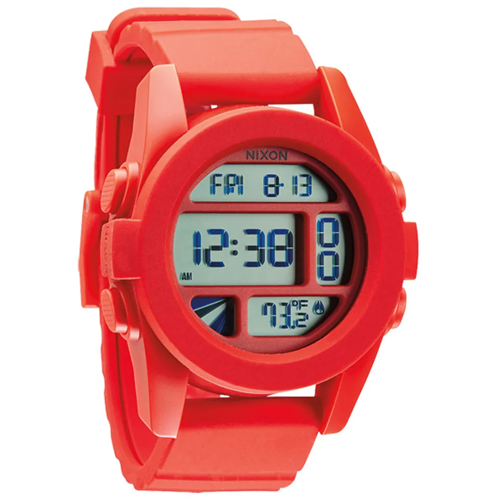 NIXON UNIT 40 白色 運動電子錶 小錶款 手錶 男錶 女錶 雙時區鬧鈴 計時碼表 LED冷光 膠錶帶 歷史價格詳細信息