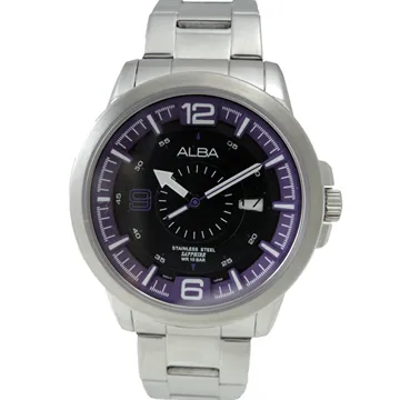 ALBA 豪邁率性自信運動風男錶/46mm/酷炫黑/VD57-X071D 歷史價格詳細信息