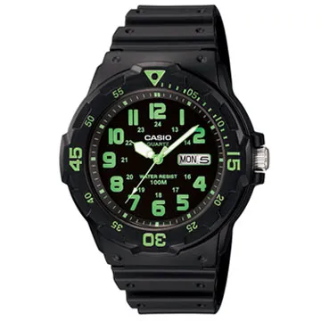 CASIO潛水風DIVER LOOK指針錶-綠數字 歷史價格詳細信息