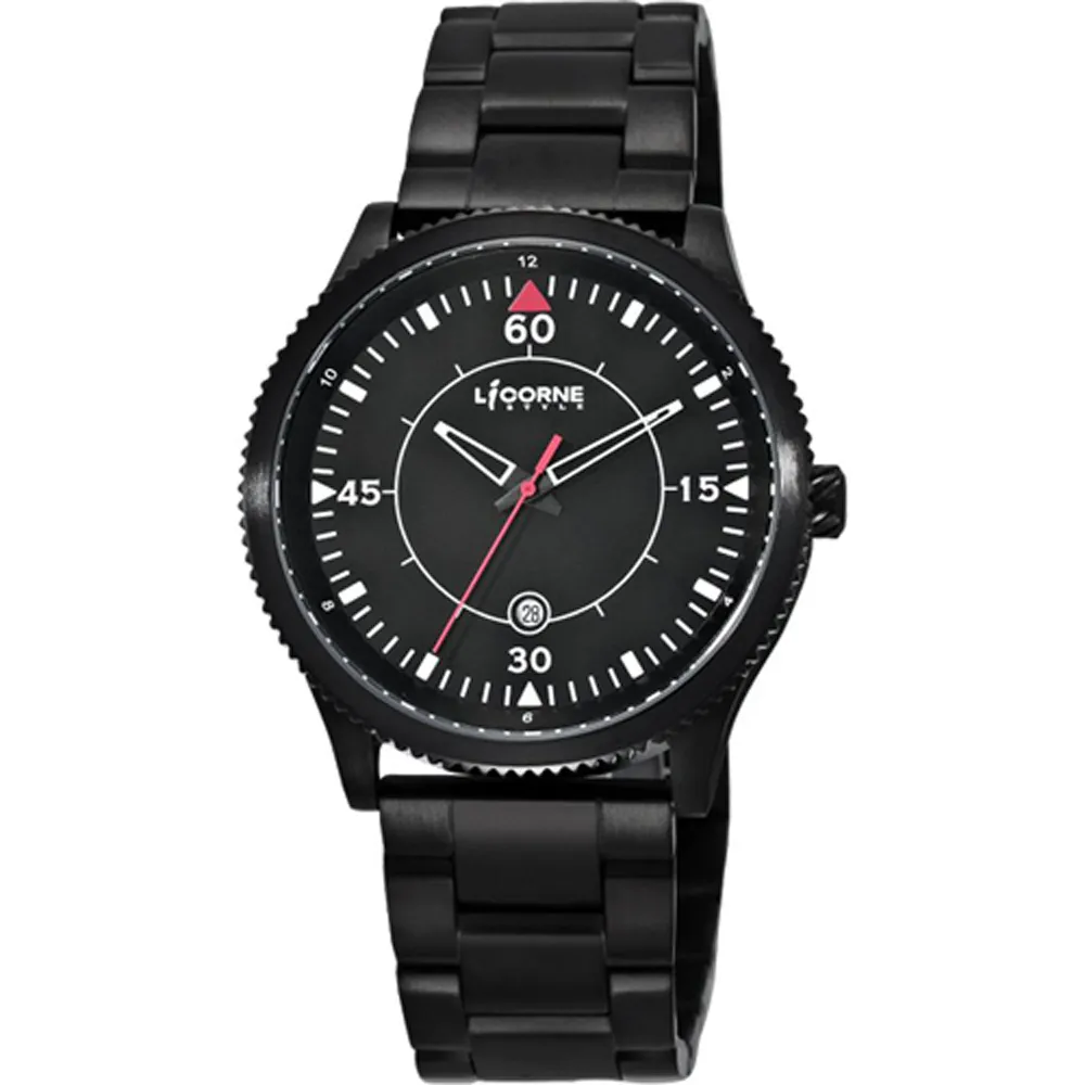LICORNE MK-2危險特工時尚設計錶款(黑藍-大) 歷史價格詳細信息