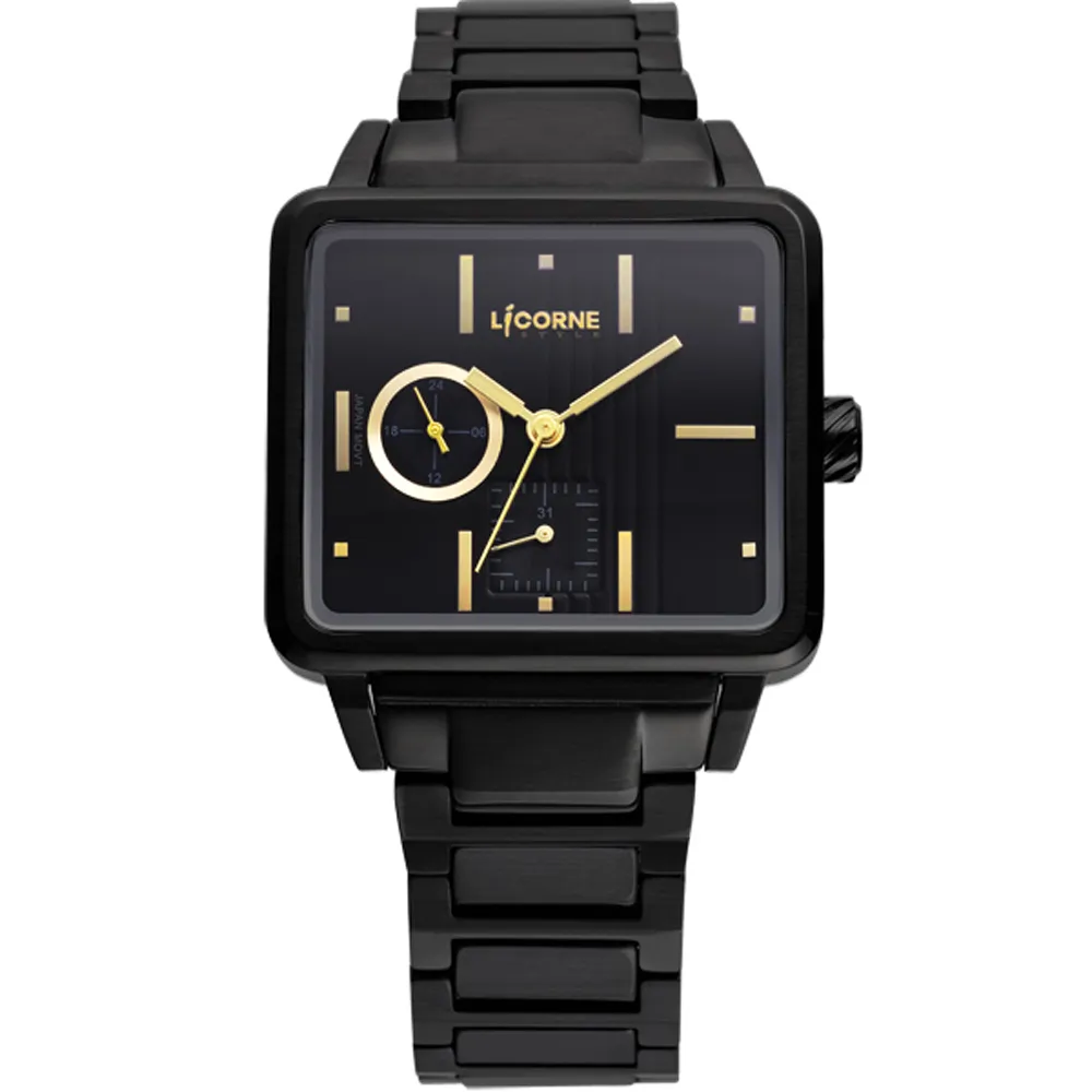 LICORNE MK-2危險特工時尚設計錶款(黑藍-大) 歷史價格詳細信息