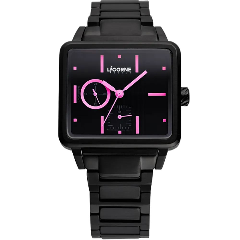 LICORNE MK-2危險特工時尚設計錶款(黑藍-大) 歷史價格詳細信息